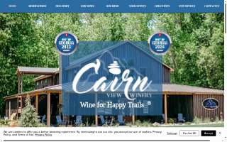 Cairn View Winery website