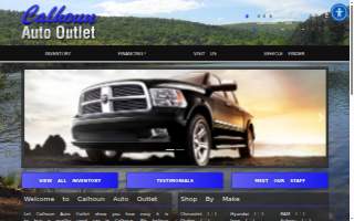 Calhoun Auto Outlet website