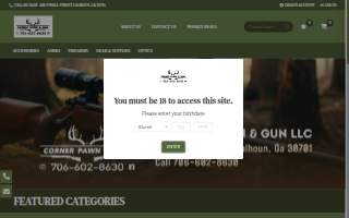 Corner Pawn & Gun LLC website