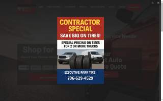 Executive Park Tire website