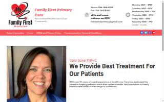Family First Primary Care website