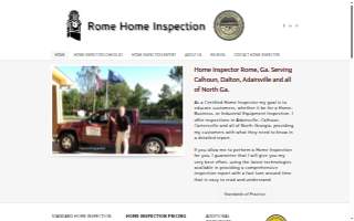 Rome Home Inspection of Calhoun website