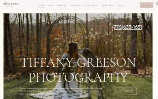 Tiffany Greeson Photography website