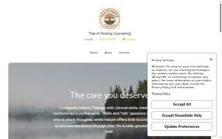Tree of Healing Counseling website