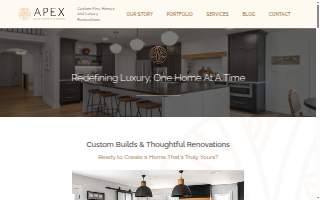Apex Southern Homes website
