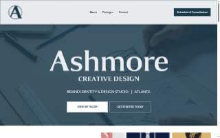 Ashmore Creative Design website