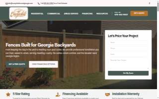 Complete Fence of Georgia website