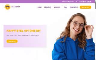 Happy Eyes website