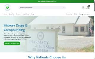 Hickory Drugs and Compounding website