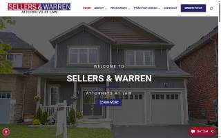 Sellers & Warren PC website