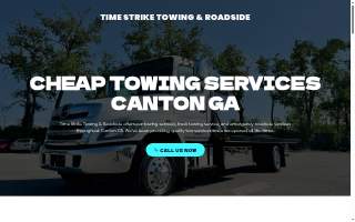 Time Strike Towing & Roadside website