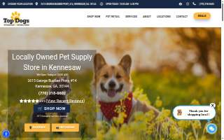 Top Dogs Pet Boutique of Canton website