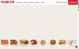 Your Pie Pizza of Canton website