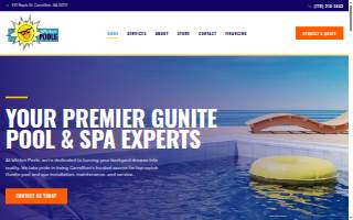 Whiten Pools, Inc. website