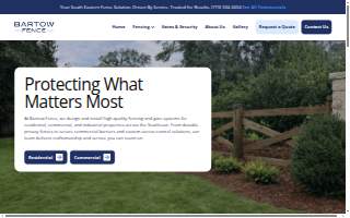 Bartow Fence Co website