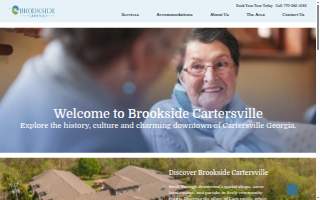 Brookside Cartersville Senior Living website