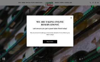 Capri Restaurant website