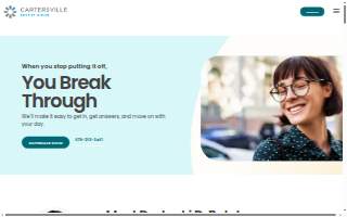 Cartersville Dentist Office website