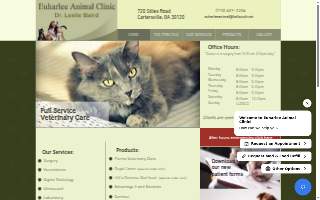 Euharlee Animal Clinic website