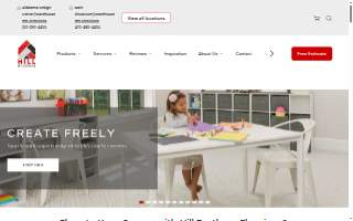 Hill Brothers Flooring website