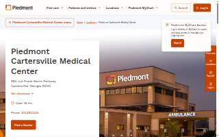 Piedmont Cartersville Medical Center website