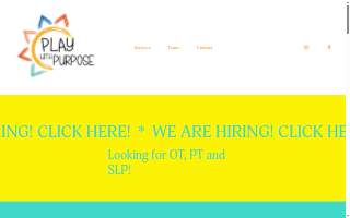 Play with Purpose Therapy, LLC website