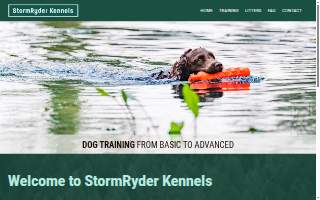 StormRyder Kennels website