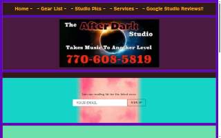The Afterdark Studio website