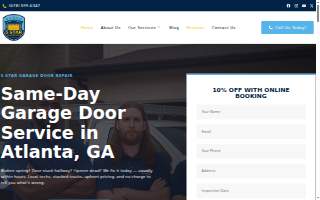 5 Star Garage Door Repair website