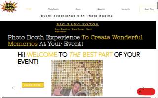 Big Bang Fotos | Photo Booth Rental Atlanta website