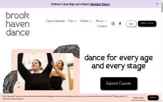 Brookhaven Dance website