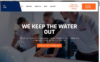 CGS Waterproofing & Foundations website
