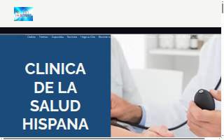 Clinica De La Salud Hispana website
