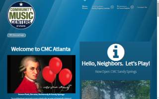 Community Music Centers of Atlanta : Dunwoody website