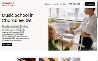Cooper Music School website