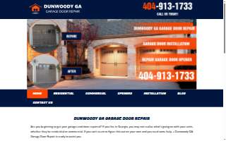 dunwoodygaragedoorrepair website