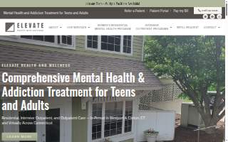 Elevate Wellness Clinic website