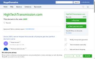 High-Tech Transmission Services website