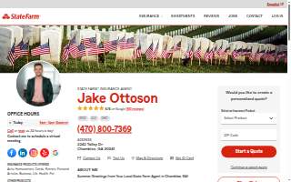 Jake Ottoson - State Farm Insurance Agent website