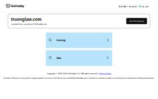 Law Office of Truong PC website