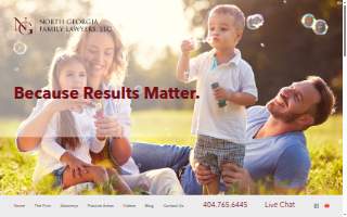 North Georgia Family Lawyers LLC of Chamblee website