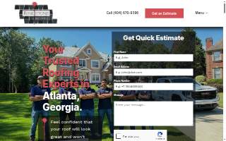 Rosestone Roofing website