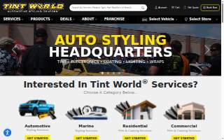 Tint World of Rowlett website