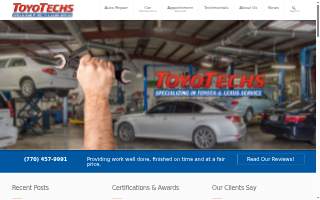 ToyoTechs website