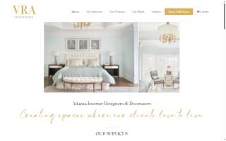 VRA Interiors – Atlanta Interior Designers website