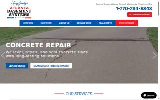 Atlanta Basement Systems website