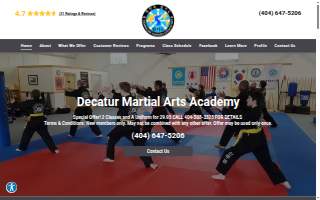Decatur Martial Arts Academy website