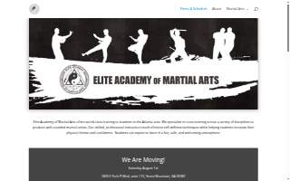 Elite Academy of Martial Arts website