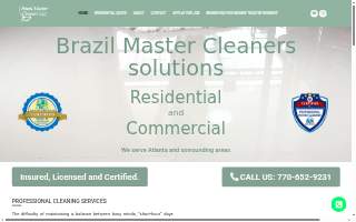 Brazil Master Cleaners LLC website