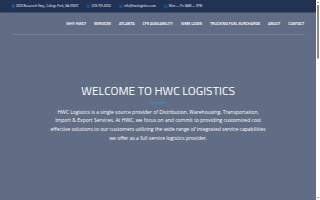 HWC Logistics website